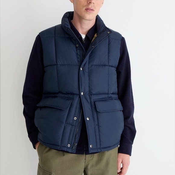NWT - J. Crew Men’s Nordic Puffer Vest with PrimaLoft - Size XL - Picture 2 of 13